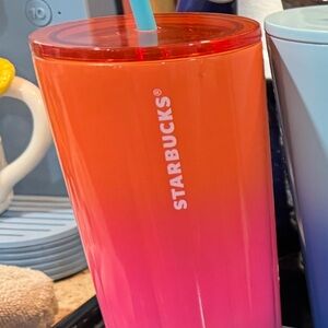 Starbucks Orange to Pink Tumbler